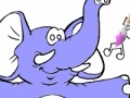 खेल Elephant Coloring Game