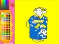 खेल Little Girl Nice Dress Coloring