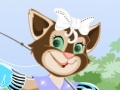खेल Cat Fishing Dress Up