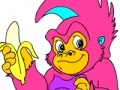खेल Playful Monkeys Coloring 