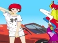 खेल Active Girl Besides Car