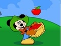 खेल Mickey's Apple Plantation