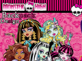 खेल Monster High Backpack Design