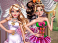 खेल Chloe & Emma Wedding Dress up