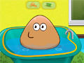 खेल Pou Baby Bathing