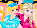खेल Princesses Pajama Party Funny Faces