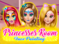 खेल Princesses Room Face Painting