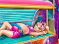 खेल Pregnant Princess Tanning Solarium