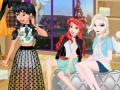 खेल Princesses College Fashion