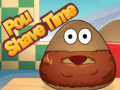 खेल Pou Shave Time