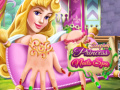 खेल Sleeping Princess Nails Spa