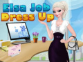 खेल Elsa Job Dress Up