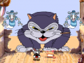 खेल Cuphead Against the Crazy Cat