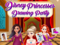 खेल Disney Princesses Drawing Party
