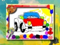 खेल Cartoon Cars Coloring Book