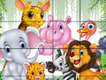 खेल Animals Sliding Puzzle