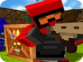 खेल Blocky Gun Paintball 2