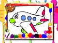 खेल Airplane Coloring Book