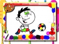 खेल Football Coloring Time