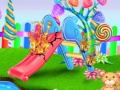 खेल Candy Garden Cleaning