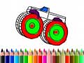खेल Back To School: Monster Truck Coloring