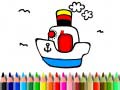 खेल Back to School: Boat Coloring