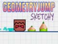 खेल Geometry Jump Sketchy