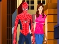 खेल Spiderman Kissing