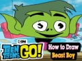 खेल How to Draw Beast Boy