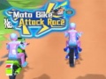 खेल Moto Bike Attack Race 