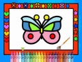 खेल Color and Decorate Butterflies