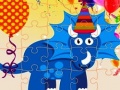 खेल Dino Party Jigsaw