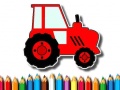 खेल Easy Kids Coloring Tractor