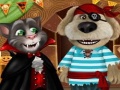 खेल Talking Tom And Angela Halloween Party
