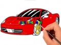 खेल Racing Cars Coloring book