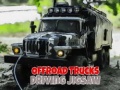 खेल Offroad Trucks Driving Jigsaw