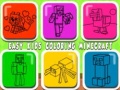 खेल Easy Kids Coloring Minecraft