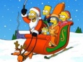 खेल Simpsons Christmas Jigsaw Puzzle