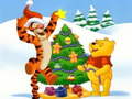 खेल Winnie the Pooh Christmas Jigsaw Puzzle