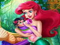 खेल Mermaid Baby Feeding