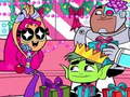 खेल Teen Titans Christmas Stars