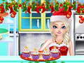 खेल Sister Princess Christmas Cupcake Maker
