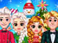 खेल Frozen Princess Christmas Celebration