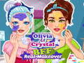 खेल Crystal and Olivia BFF Real Makeover