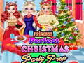 खेल Princess Perfect Christmas Party Prep
