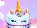 खेल Little Anna Unicorn Cake Make