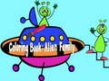 खेल Coloring Book: Alien Family