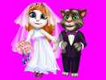 खेल Talking Tom Angela Exotic Honeymoo