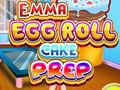 खेल Emma Egg Roll Cake Prep