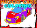 खेल Muscle Cars Coloring
